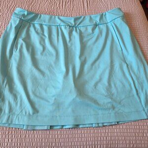 EPNY-KNIT SKORT W/ BACK MESH PLEAT DETAIL- XXL